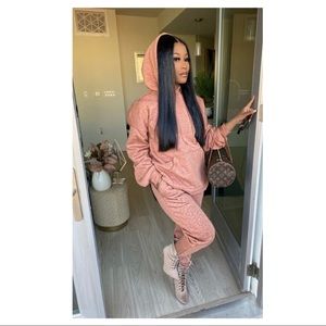 Women’s Two Piece Hooded Tracksuit Set